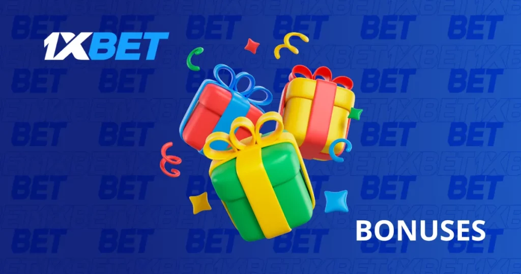 Bonuses in 1xBet app